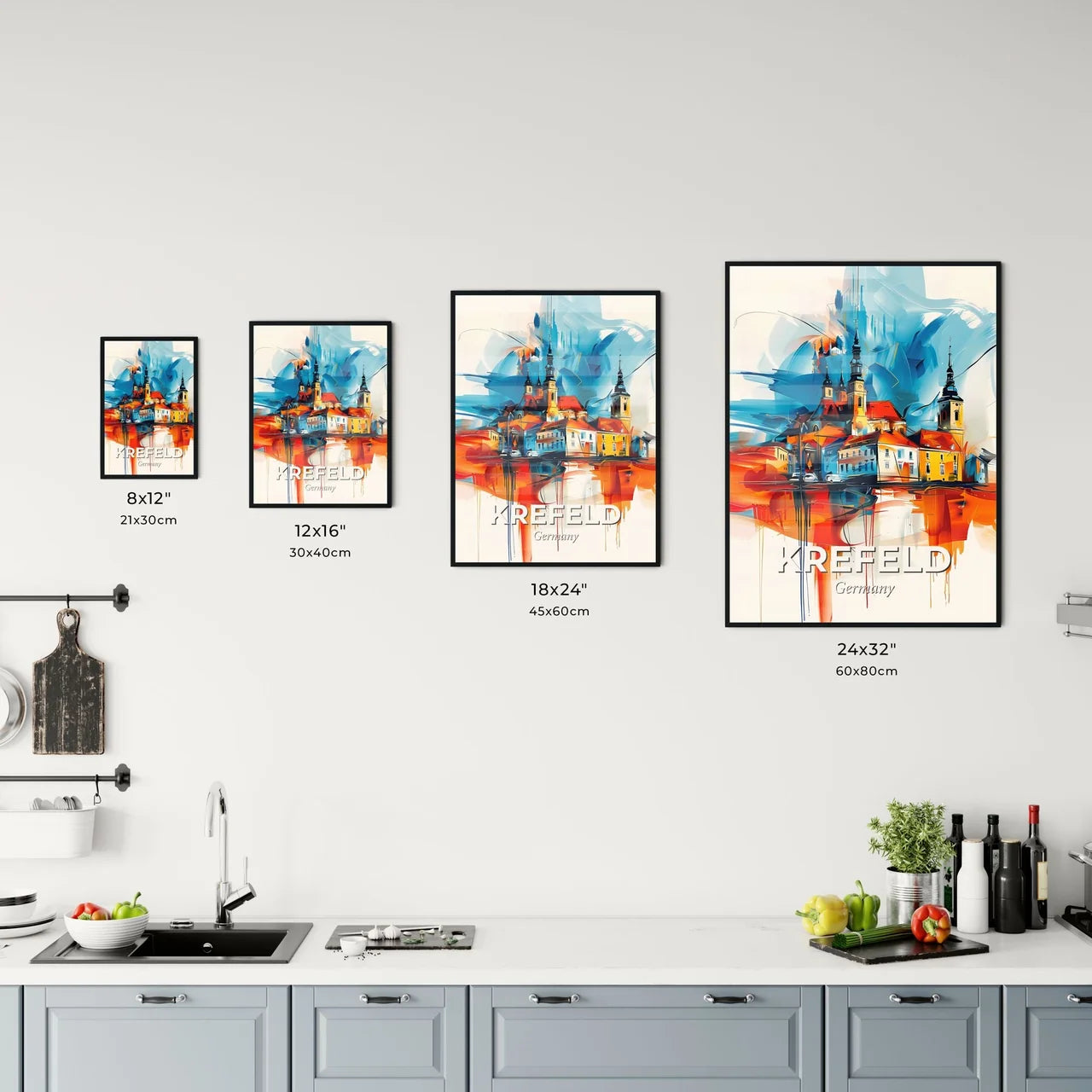Vibrant Krefeld, Germany Kitchen Art