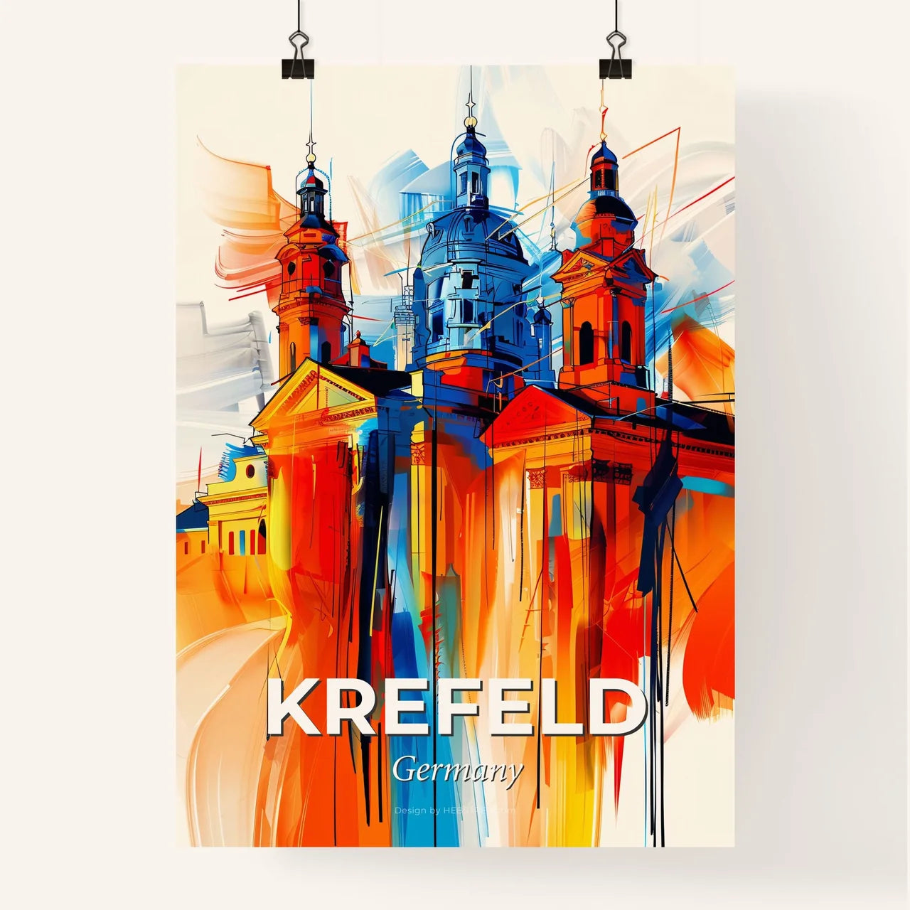 Vibrant Krefeld, Germany Poster