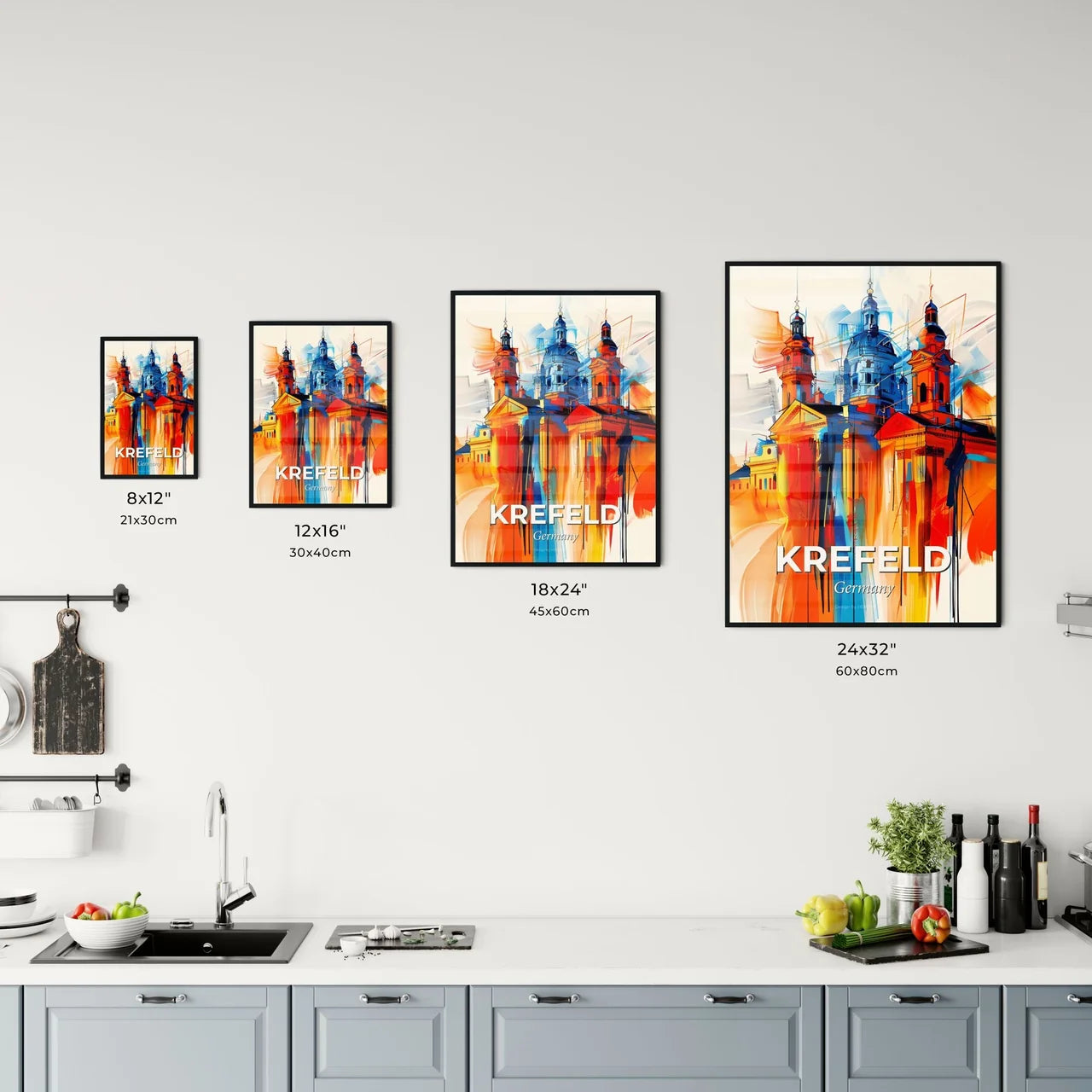 Vibrant Krefeld, Germany Kitchen Art