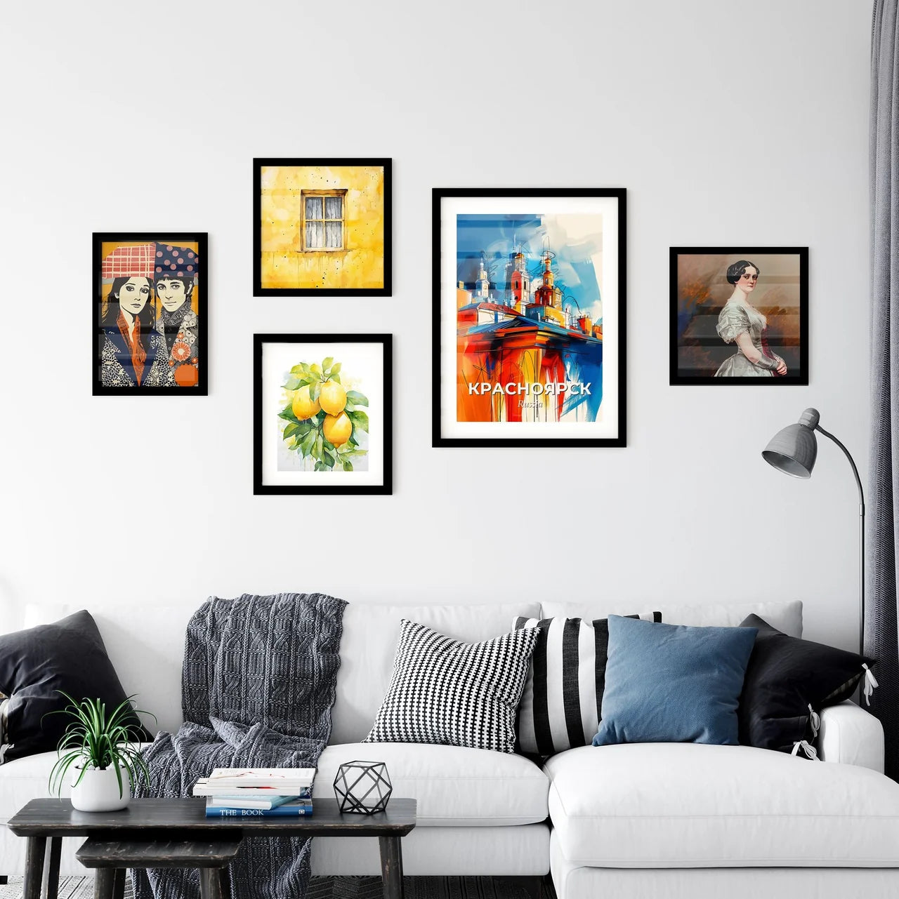 Vibrant Красноярск, Russia Wall Art Collection