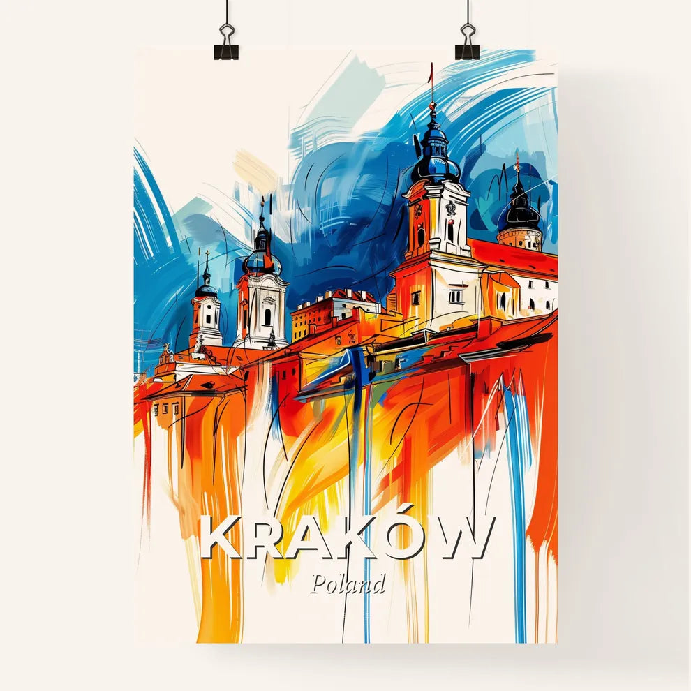 Vibrant Kraków, Poland Poster