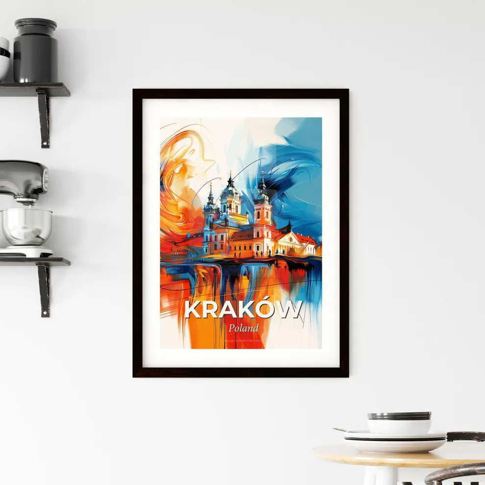 Vibrant Kraków, Poland Framed Print
