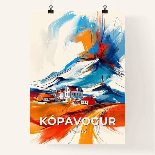 Vibrant Kópavogur, Iceland Poster