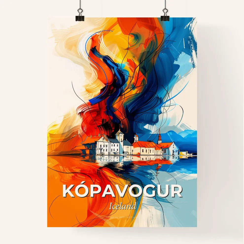 Vibrant Kópavogur, Iceland Poster