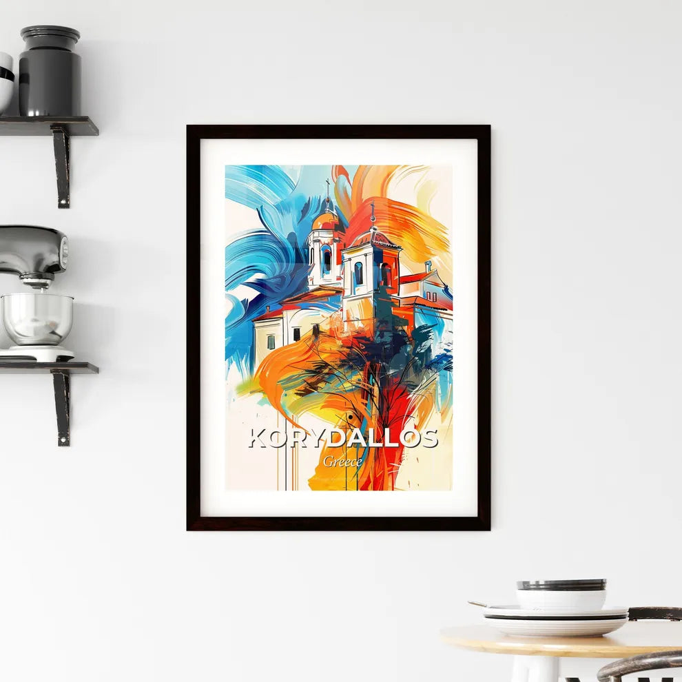 Vibrant Korydallos, Greece Framed Print
