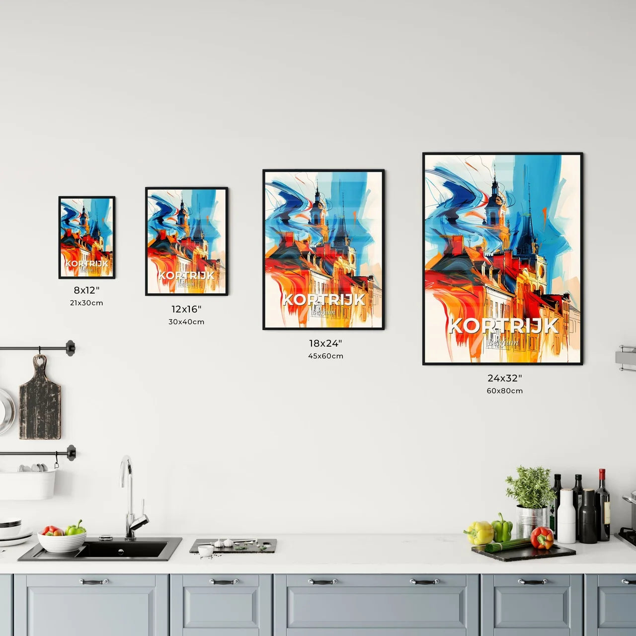 Vibrant Kortrijk , Belgium Kitchen Art