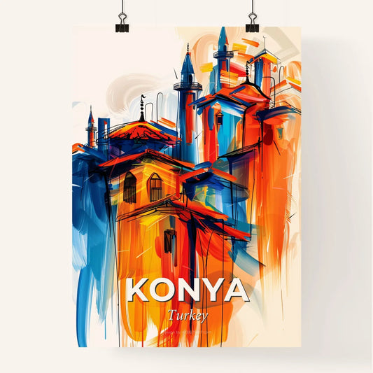 Vibrant Konya, Turkey Poster