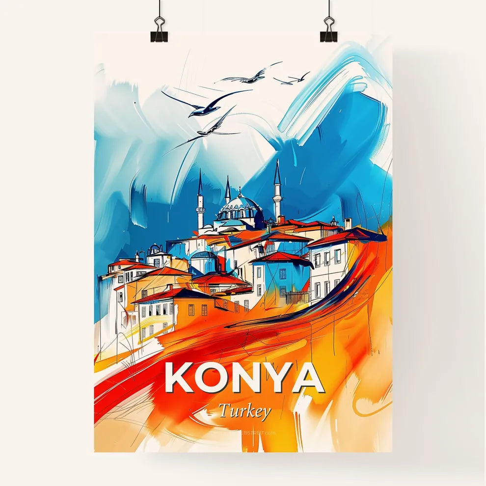 Vibrant Konya, Turkey Poster