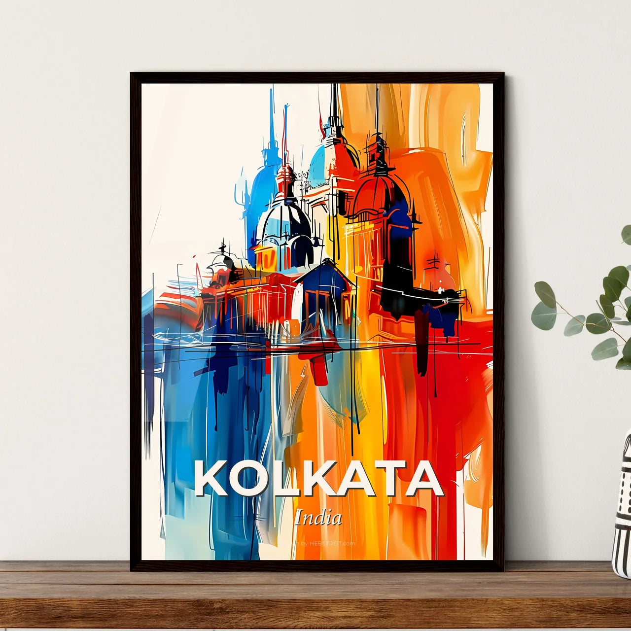 Vibrant Kolkata, India Art Print