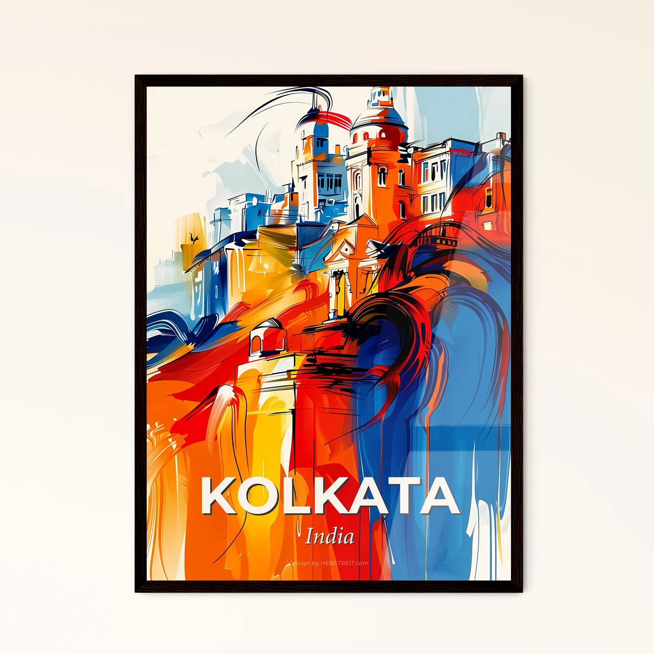 Vibrant Kolkata, India Art Print