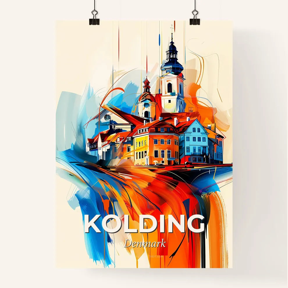 Vibrant Kolding, Denmark Poster