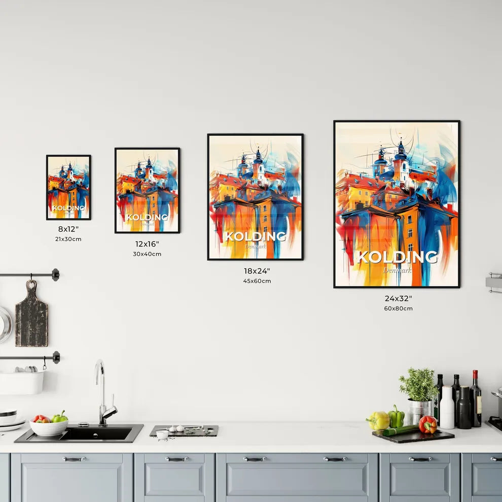 Vibrant Kolding, Denmark Kitchen Art
