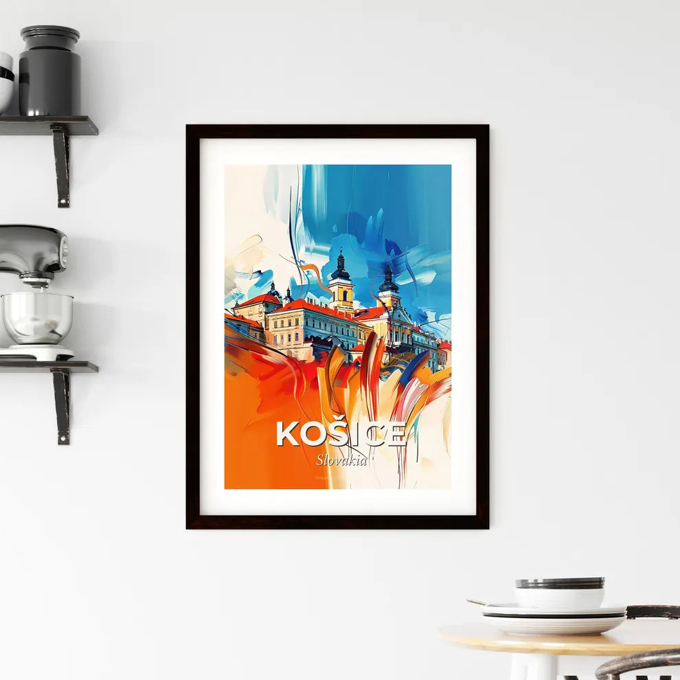 Vibrant Košice, Slovakia Framed Print