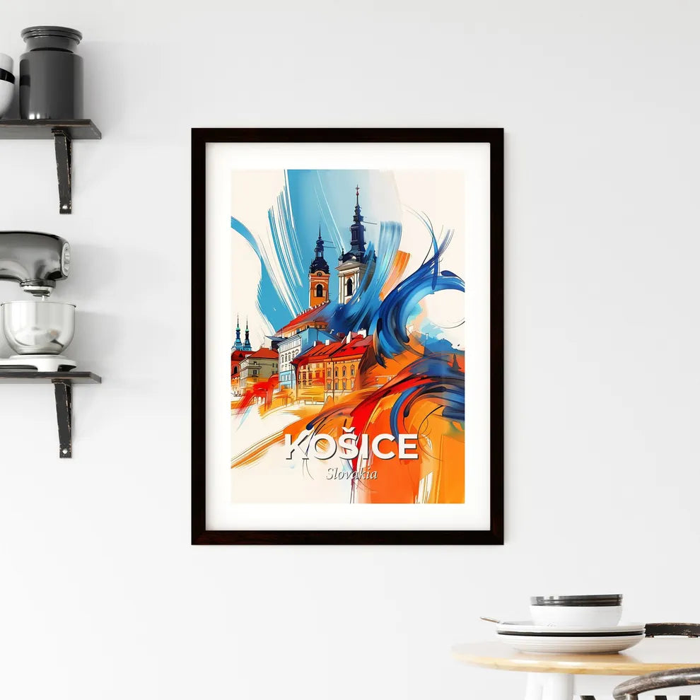 Vibrant Košice, Slovakia Framed Print