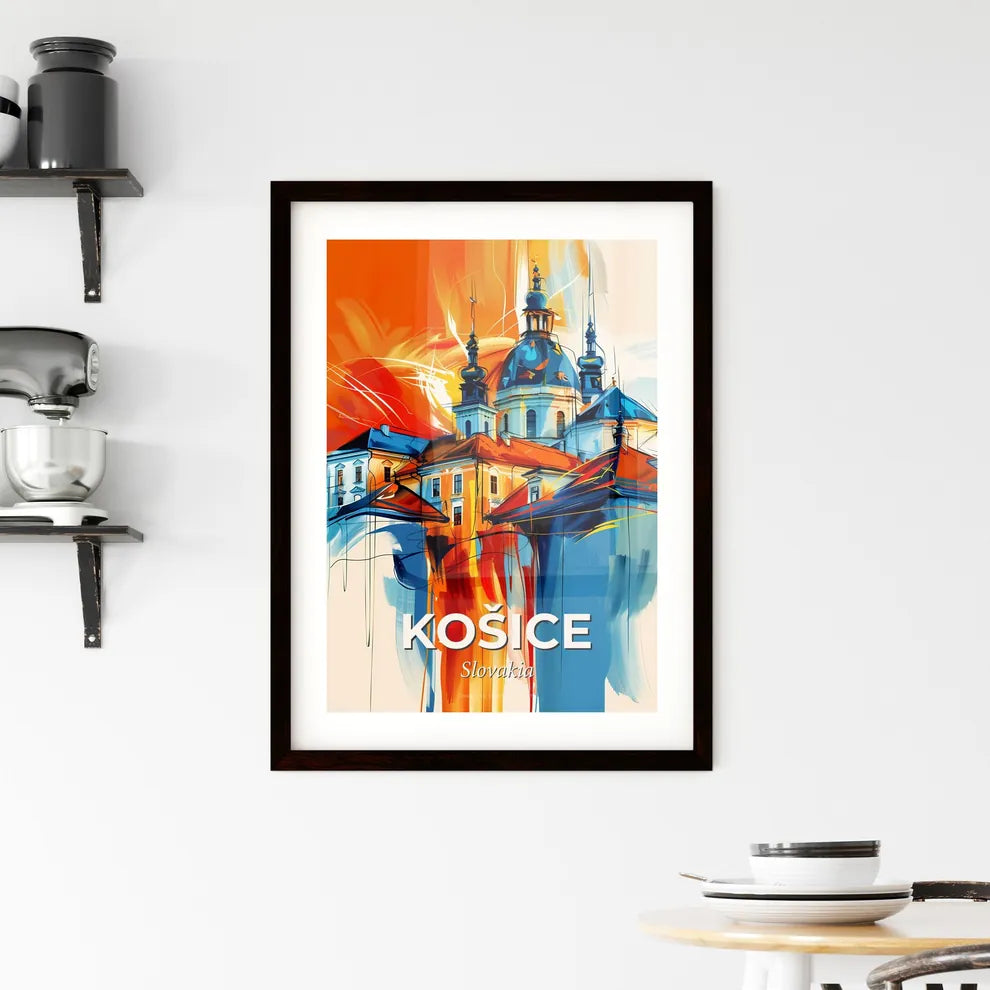 Vibrant Košice, Slovakia Framed Print