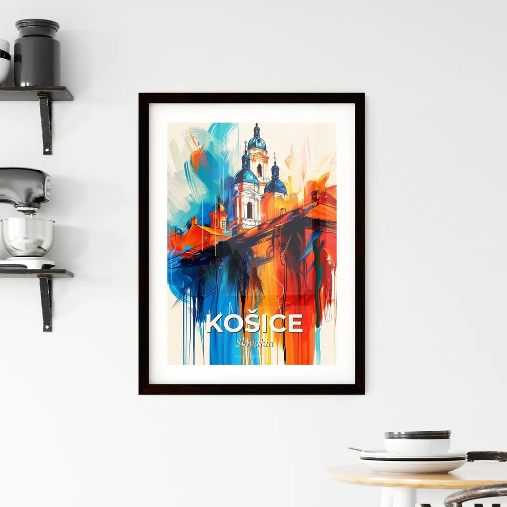 Vibrant Košice, Slovakia Framed Print