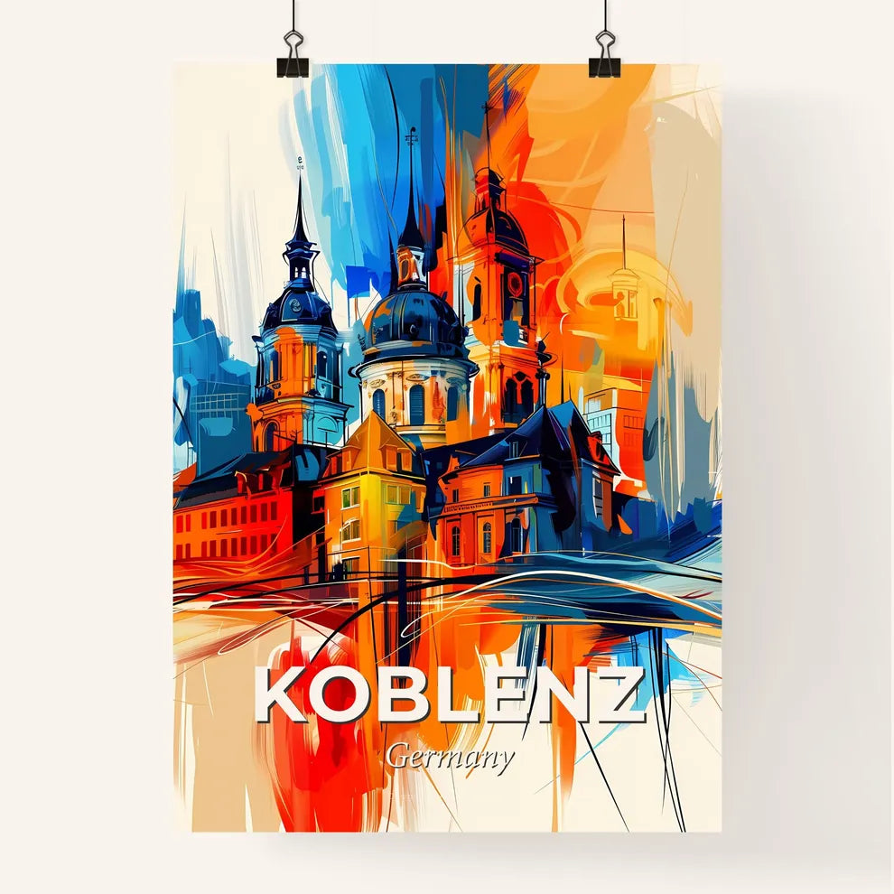 Vibrant Koblenz, Germany Poster
