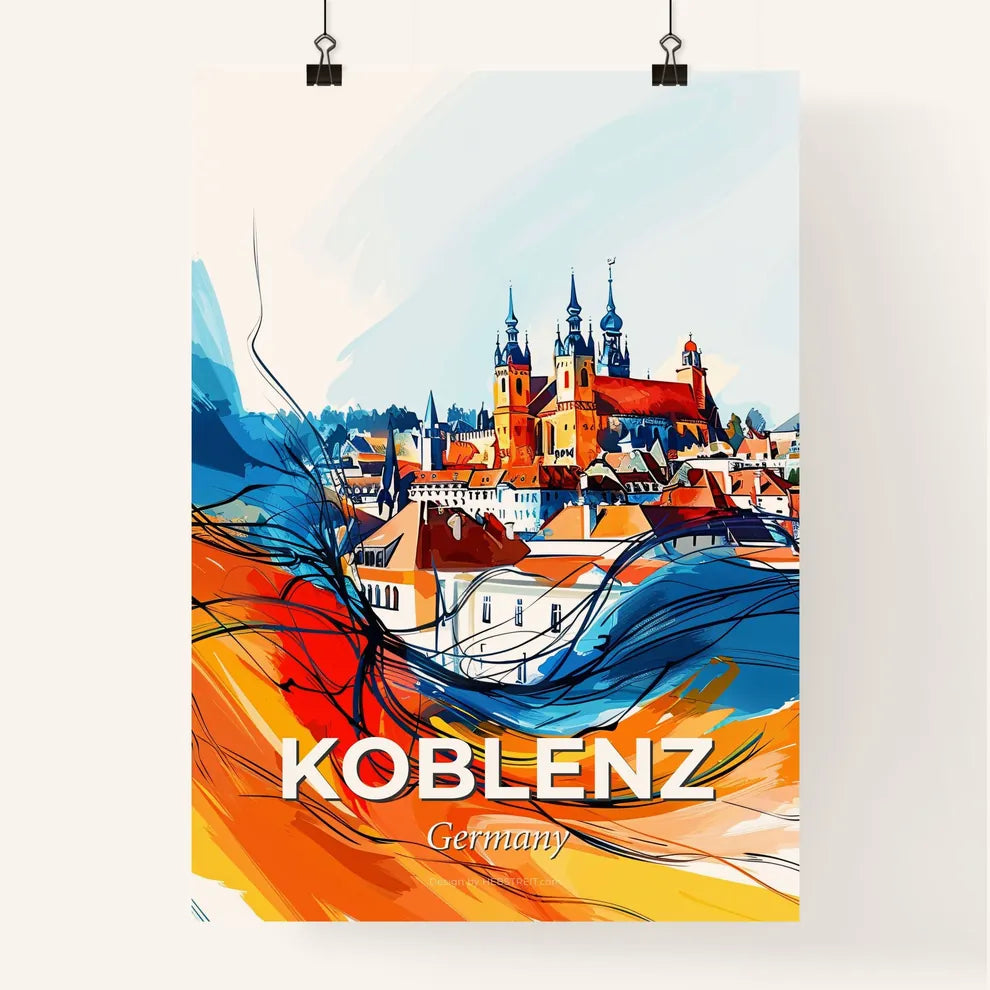 Vibrant Koblenz, Germany Poster