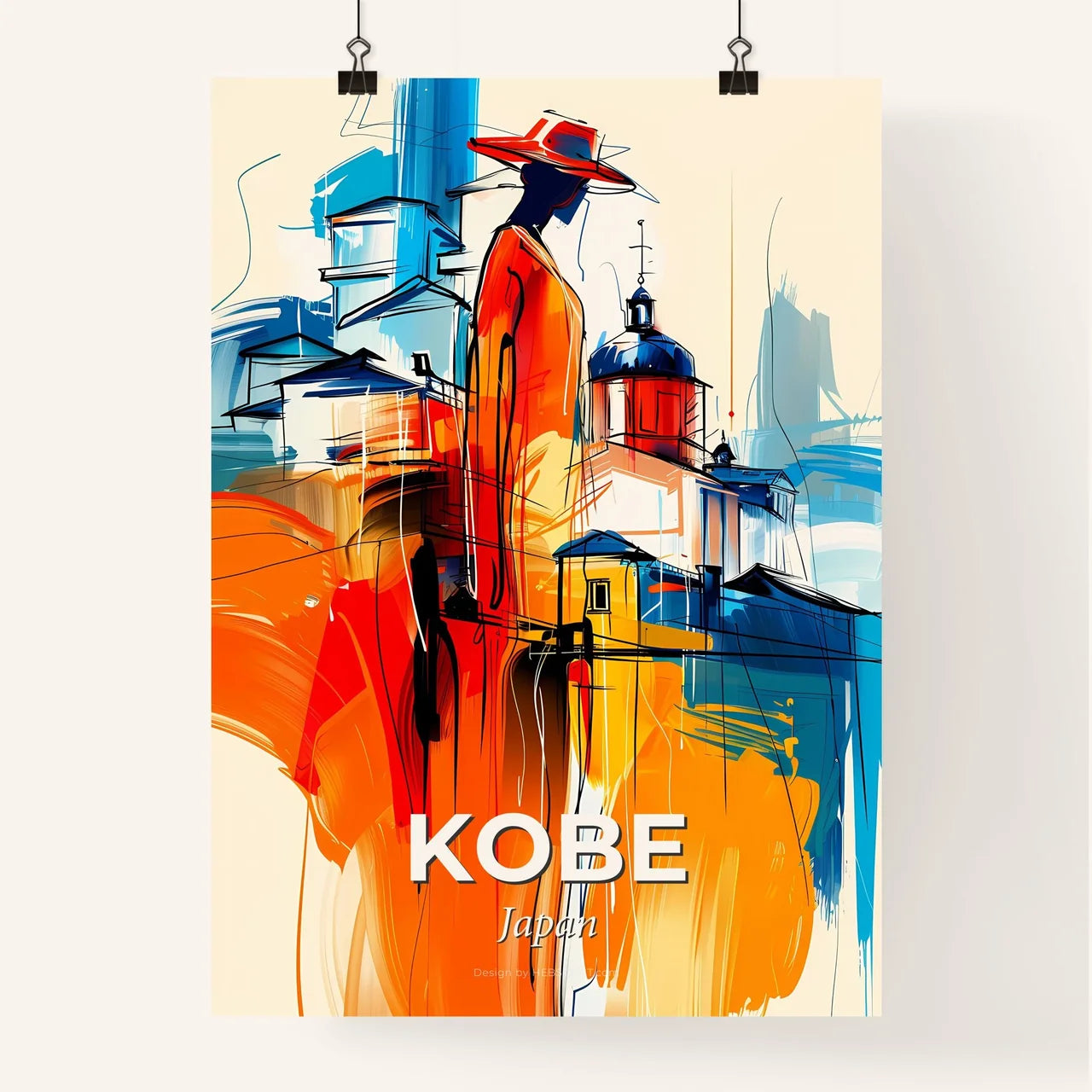 Vibrant Kobe, Japan Poster