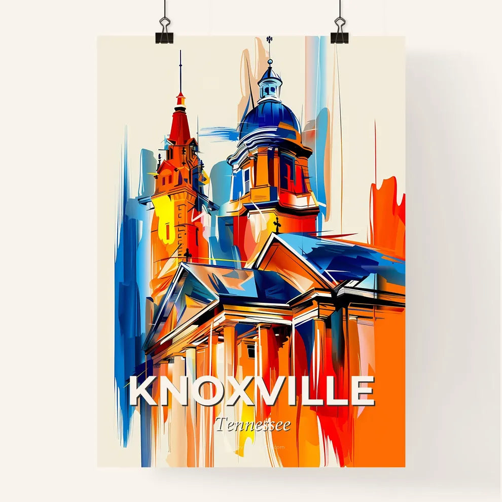 Vibrant Knoxville, Tennessee Poster