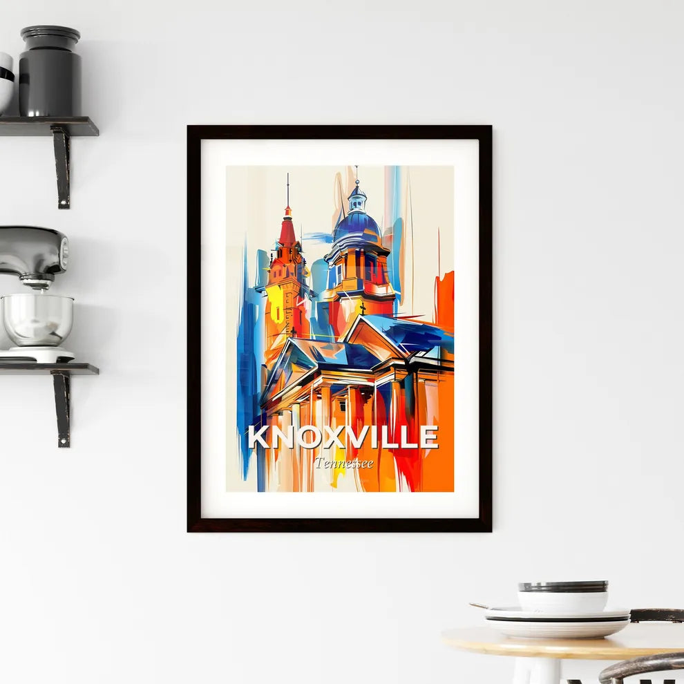 Vibrant Knoxville, Tennessee Framed Print