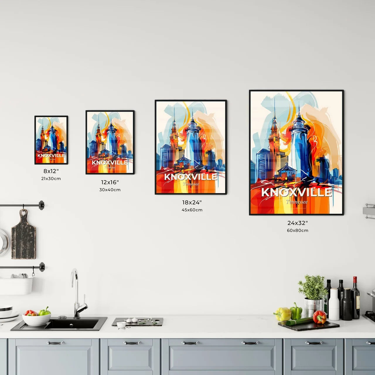 Vibrant Knoxville, Tennessee Kitchen Art