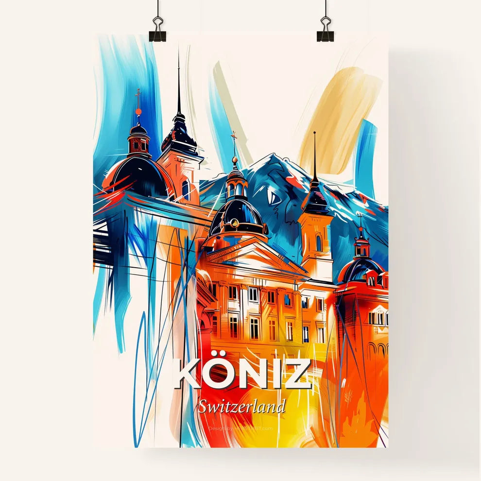Vibrant Köniz, Switzerland Poster