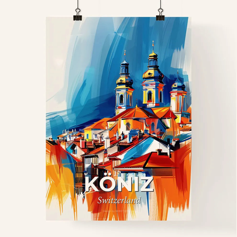 Vibrant Köniz, Switzerland Poster