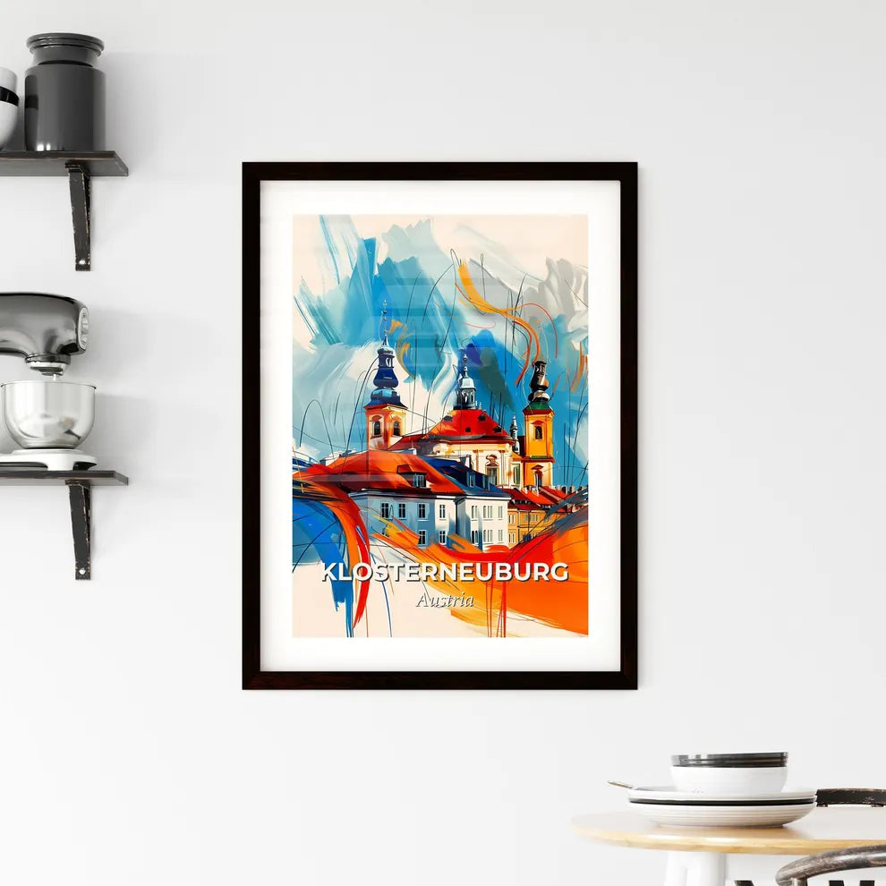 Vibrant Klosterneuburg, Austria Framed Print