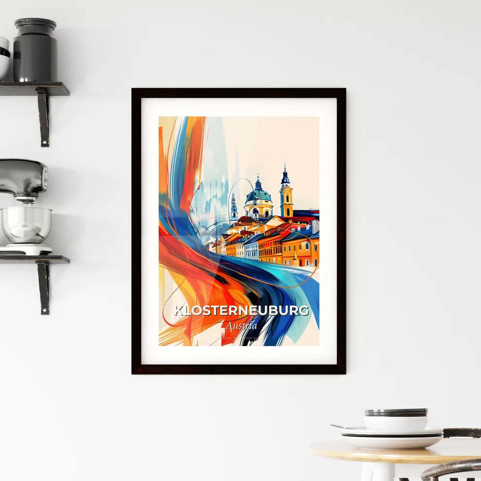Vibrant Klosterneuburg, Austria Framed Print