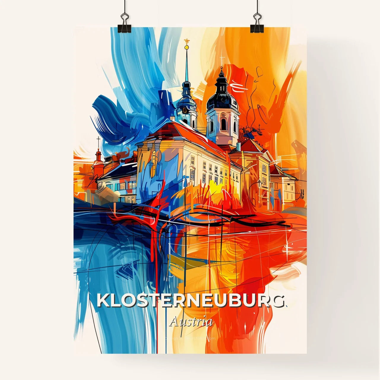 Vibrant Klosterneuburg, Austria Poster