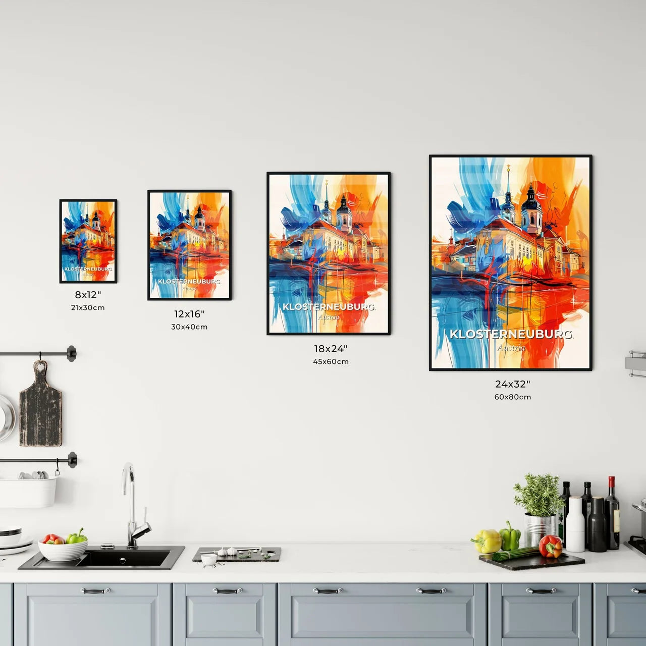 Vibrant Klosterneuburg, Austria Kitchen Art