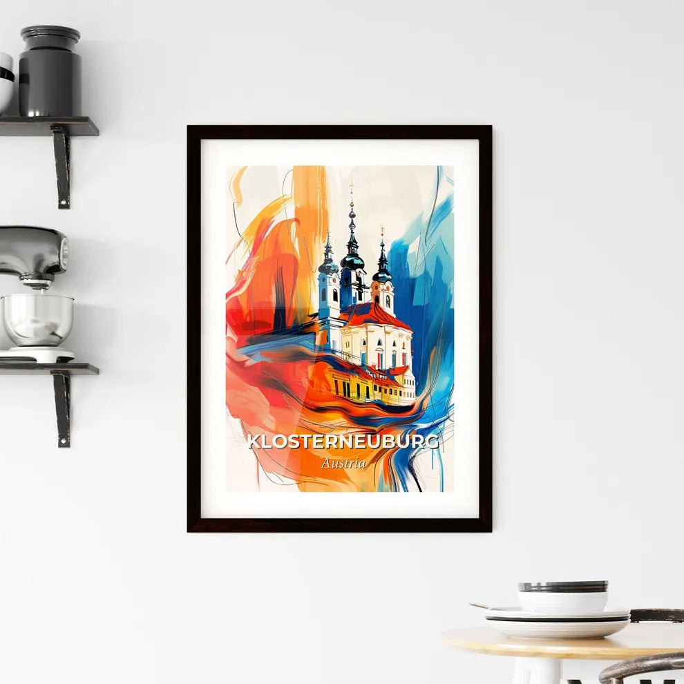 Vibrant Klosterneuburg, Austria Framed Print