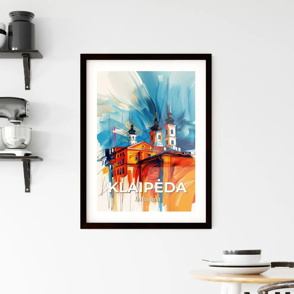 Vibrant Klaipėda, Lithuania Framed Print