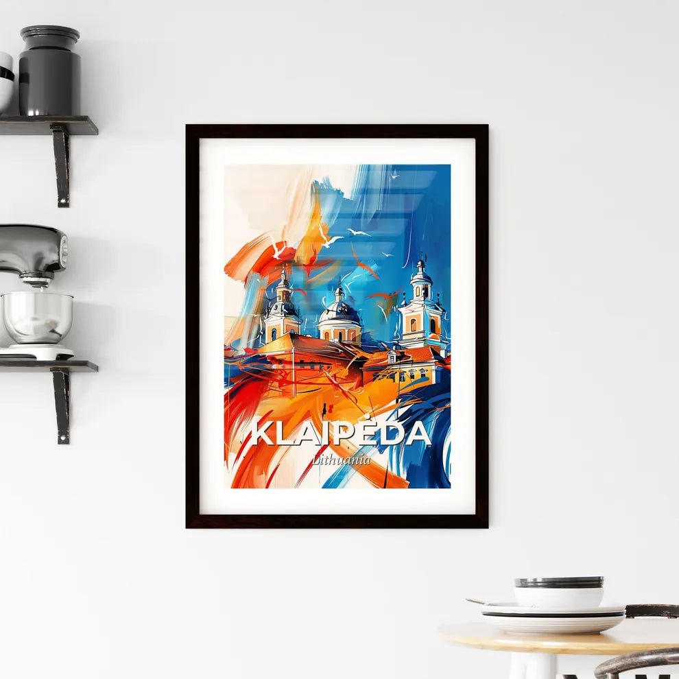 Vibrant Klaipėda, Lithuania Framed Print