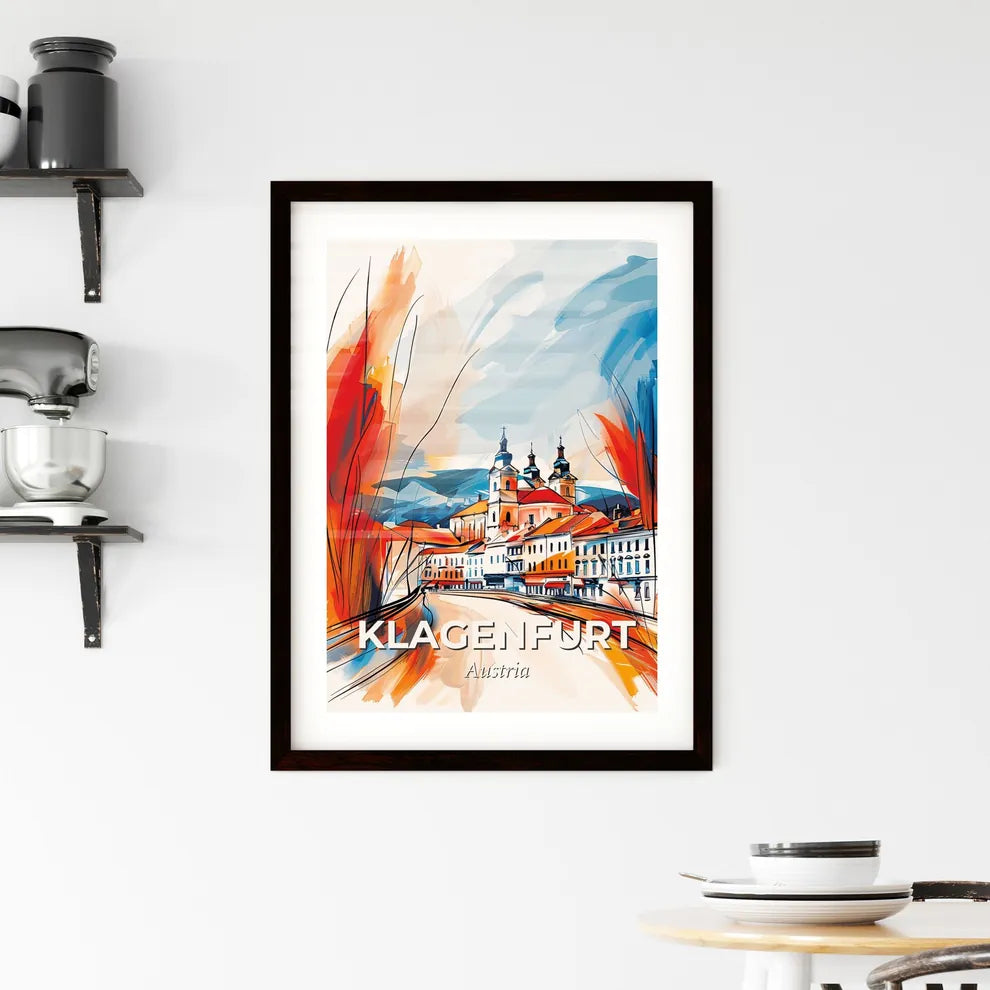 Vibrant Klagenfurt, Austria Framed Print