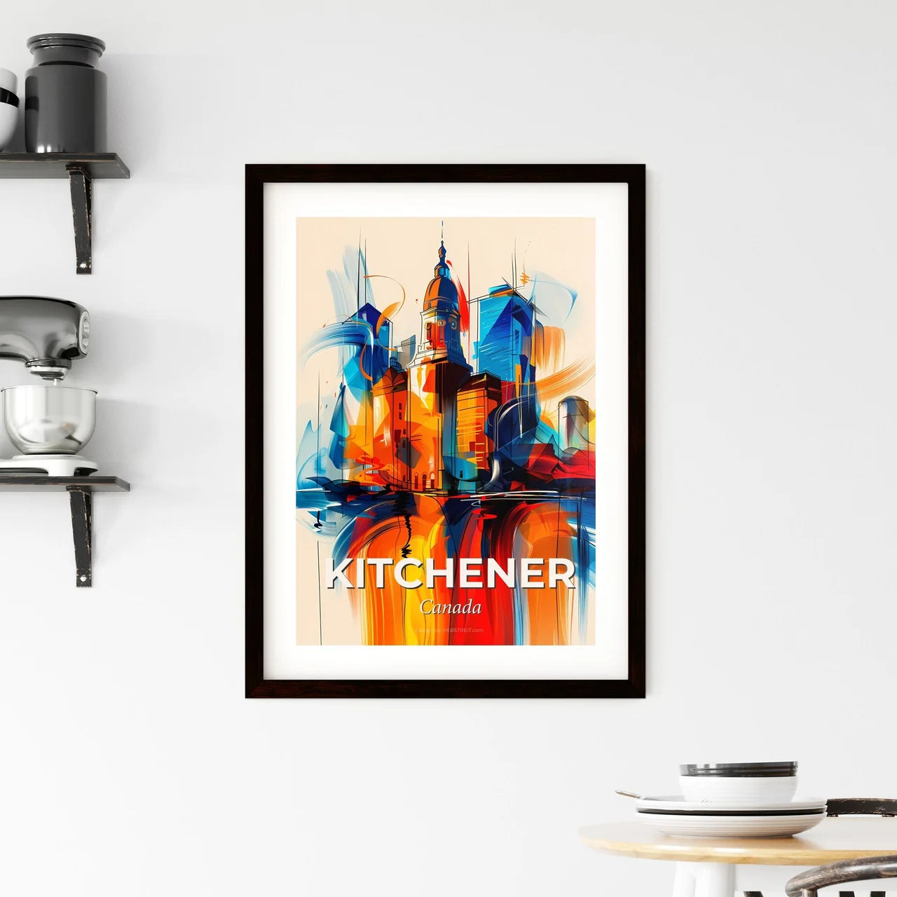 Vibrant Kitchener, Canada Framed Print