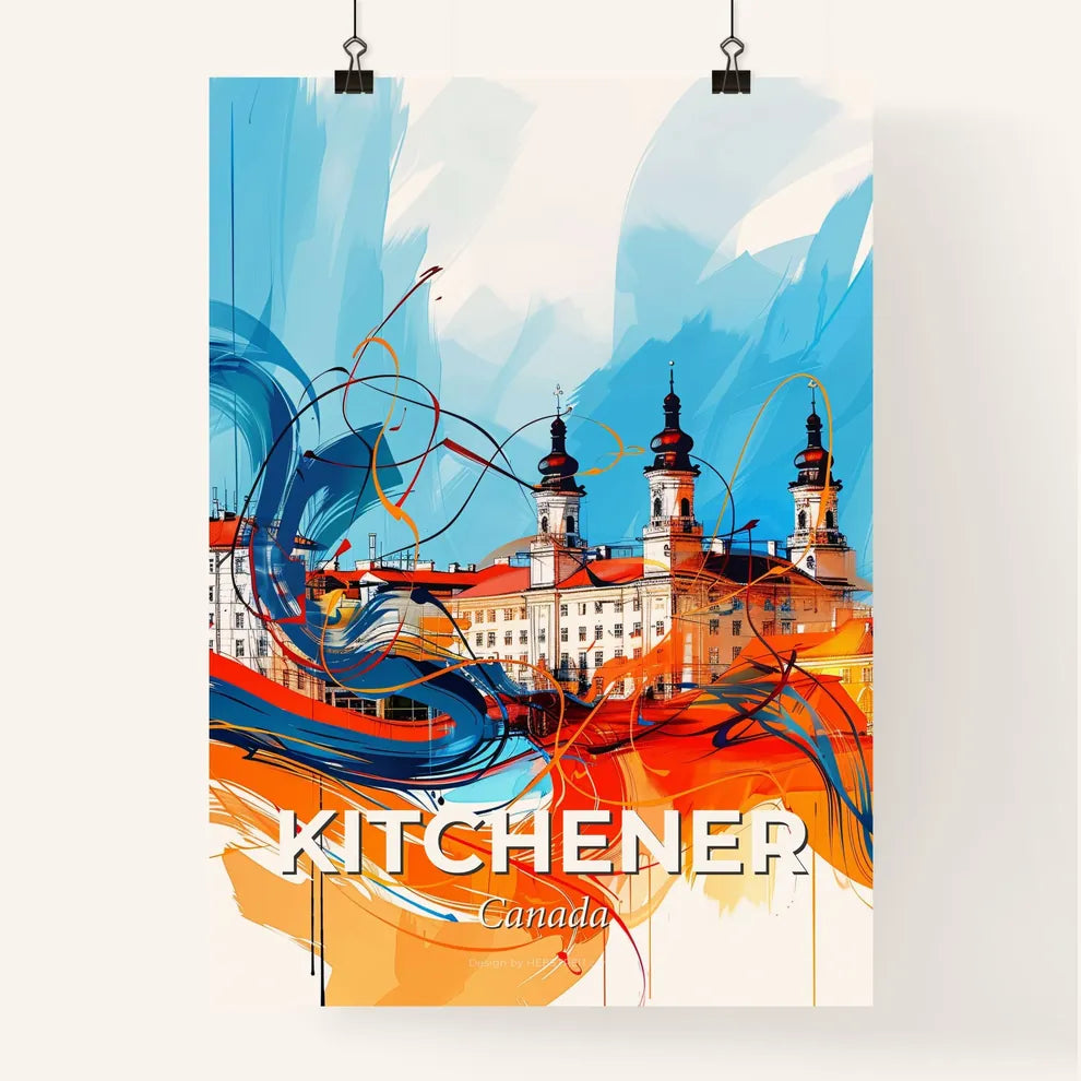 Vibrant Kitchener, Canada Poster