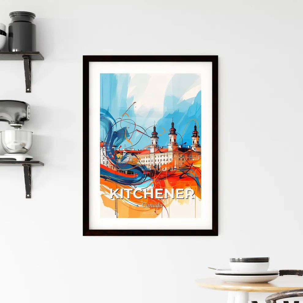 Vibrant Kitchener, Canada Framed Print