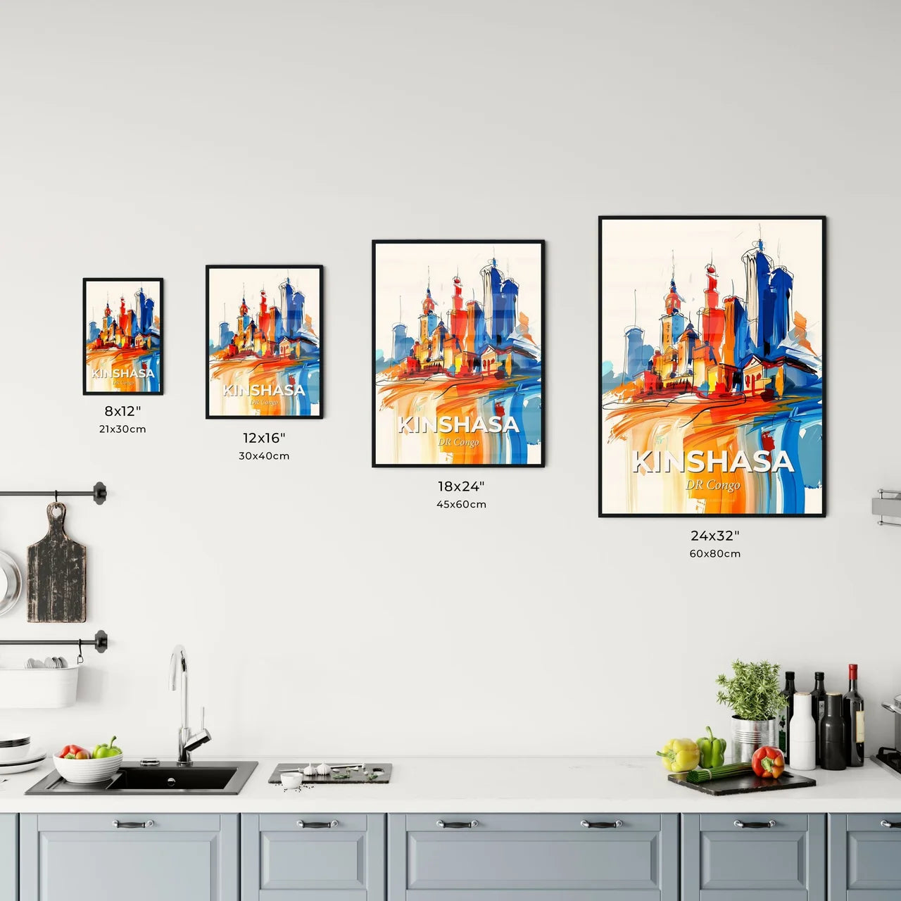 Vibrant Kinshasa, Dr Congo Kitchen Art