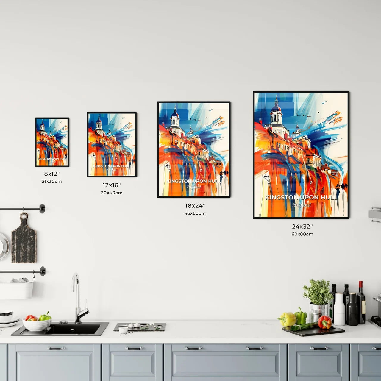 Vibrant Kingston Upon Hull, England Kitchen Art