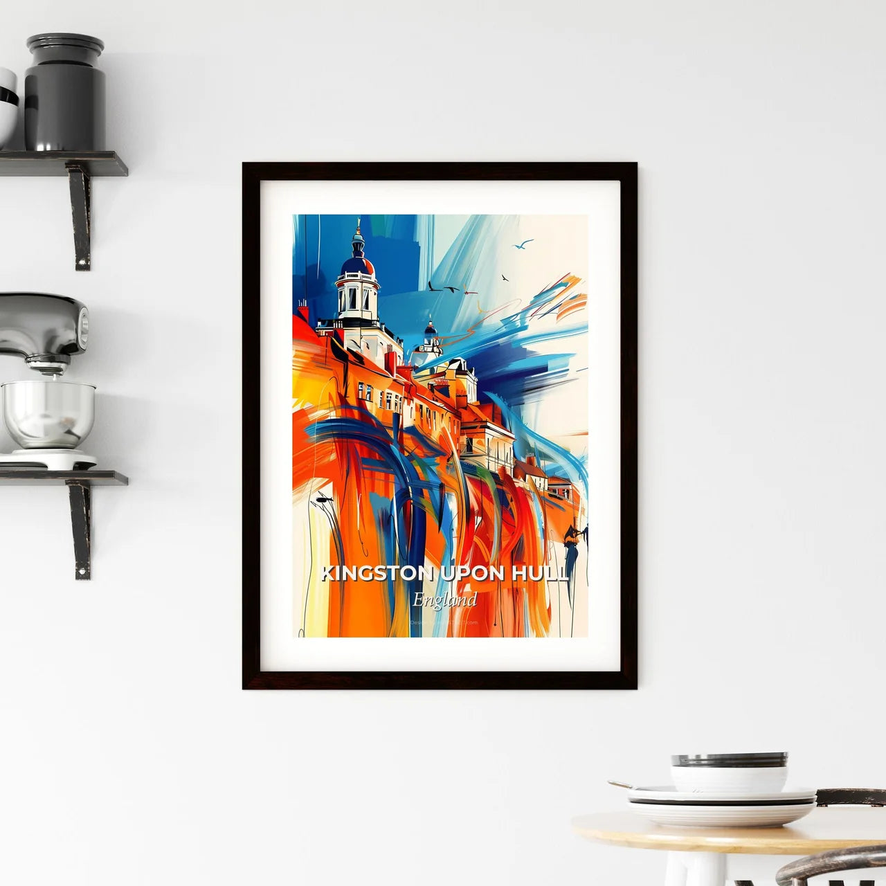Vibrant Kingston Upon Hull, England Framed Print