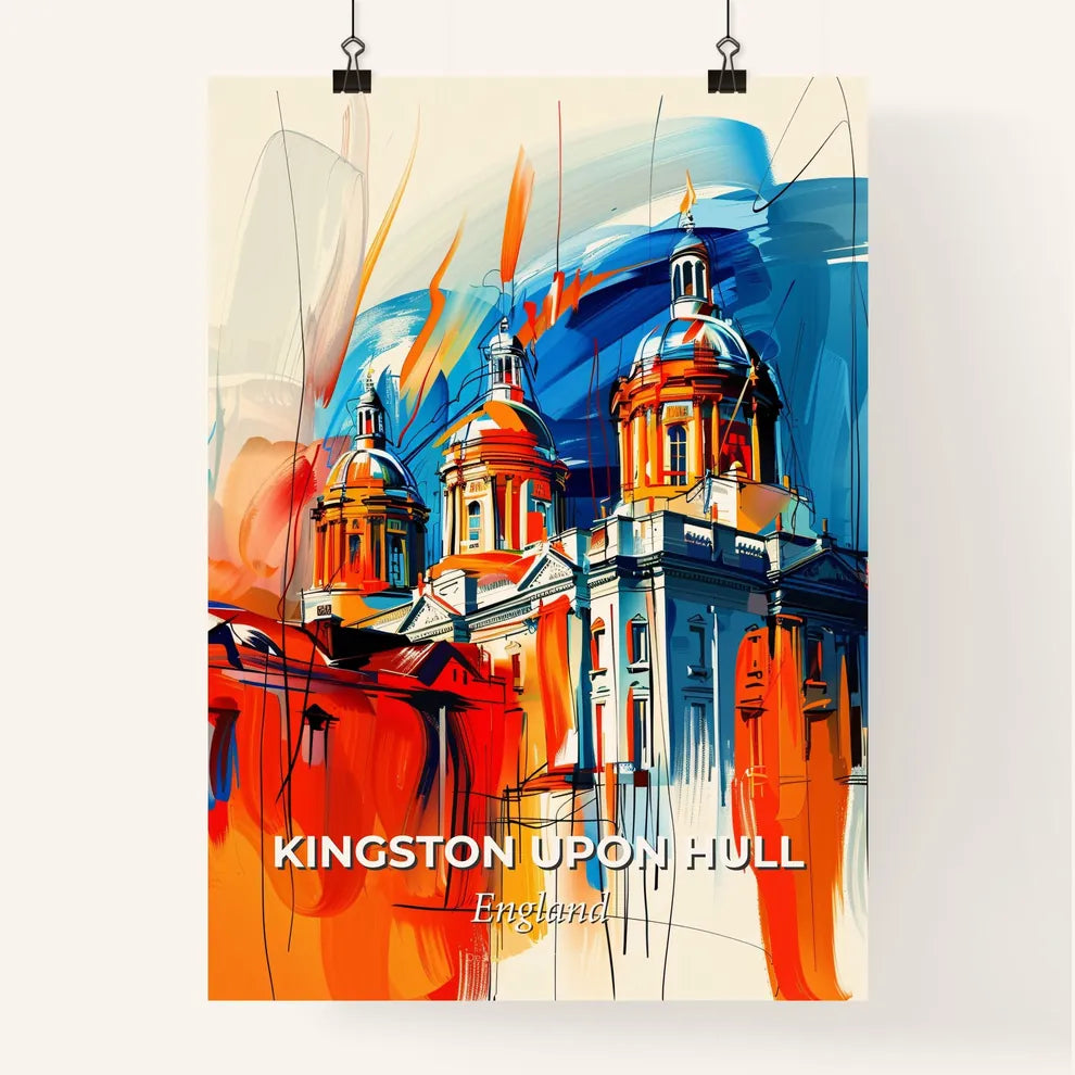 Vibrant Kingston Upon Hull, England Poster