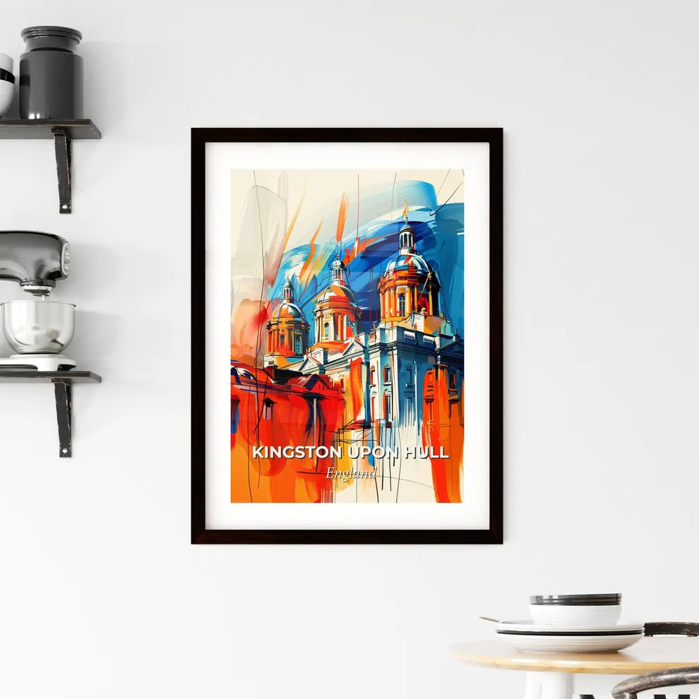 Vibrant Kingston Upon Hull, England Framed Print