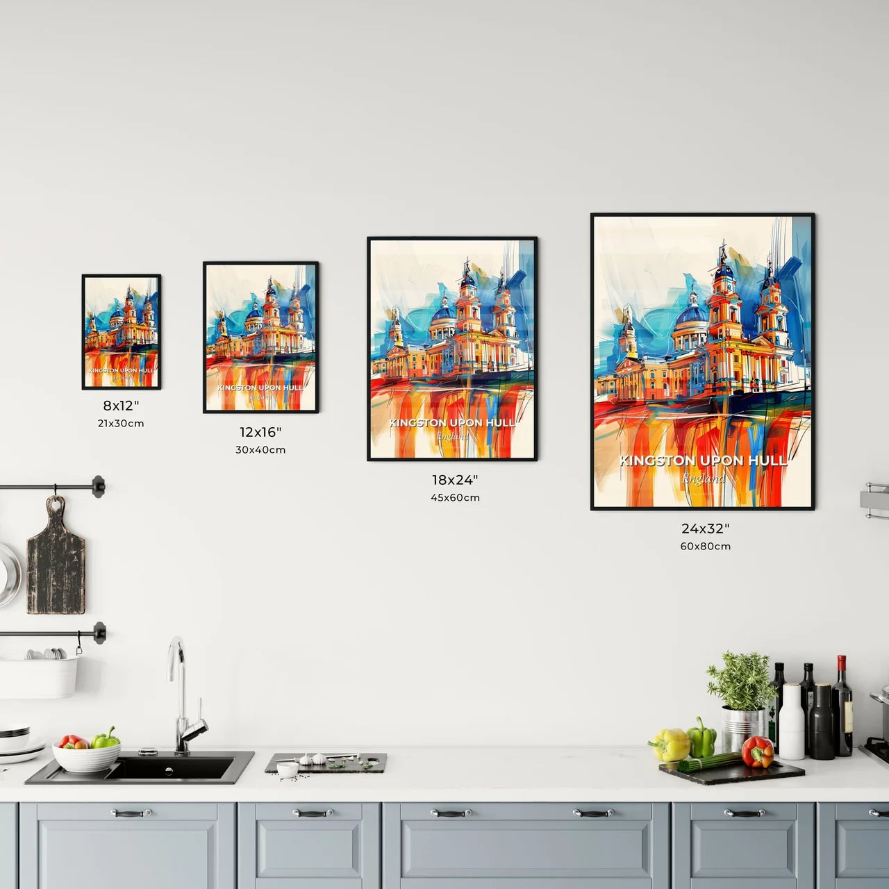 Vibrant Kingston Upon Hull, England Kitchen Art