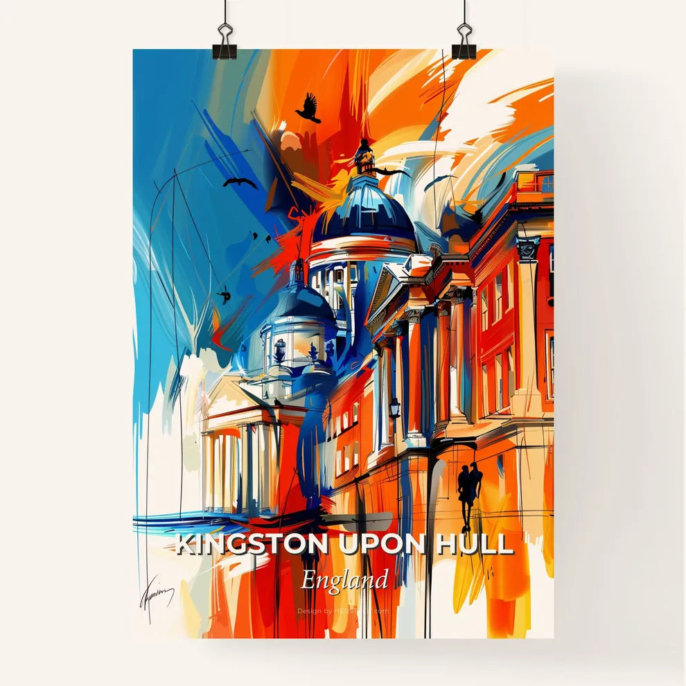 Vibrant Kingston Upon Hull, England Poster