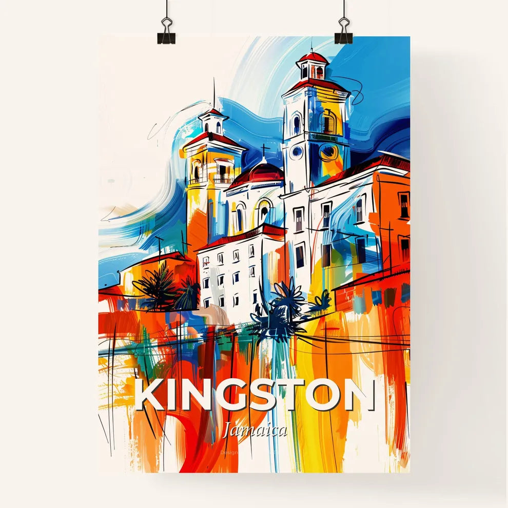 Vibrant Kingston, Jamaica Poster