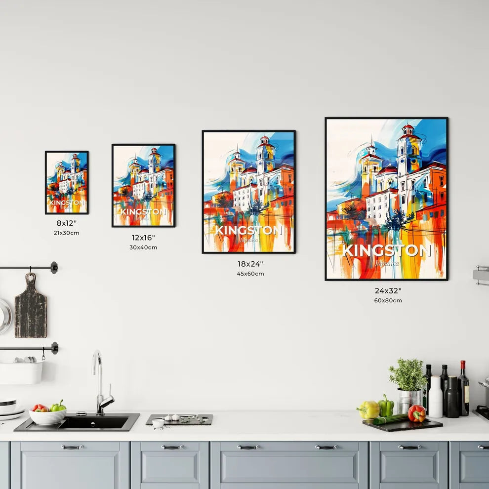 Vibrant Kingston, Jamaica Kitchen Art