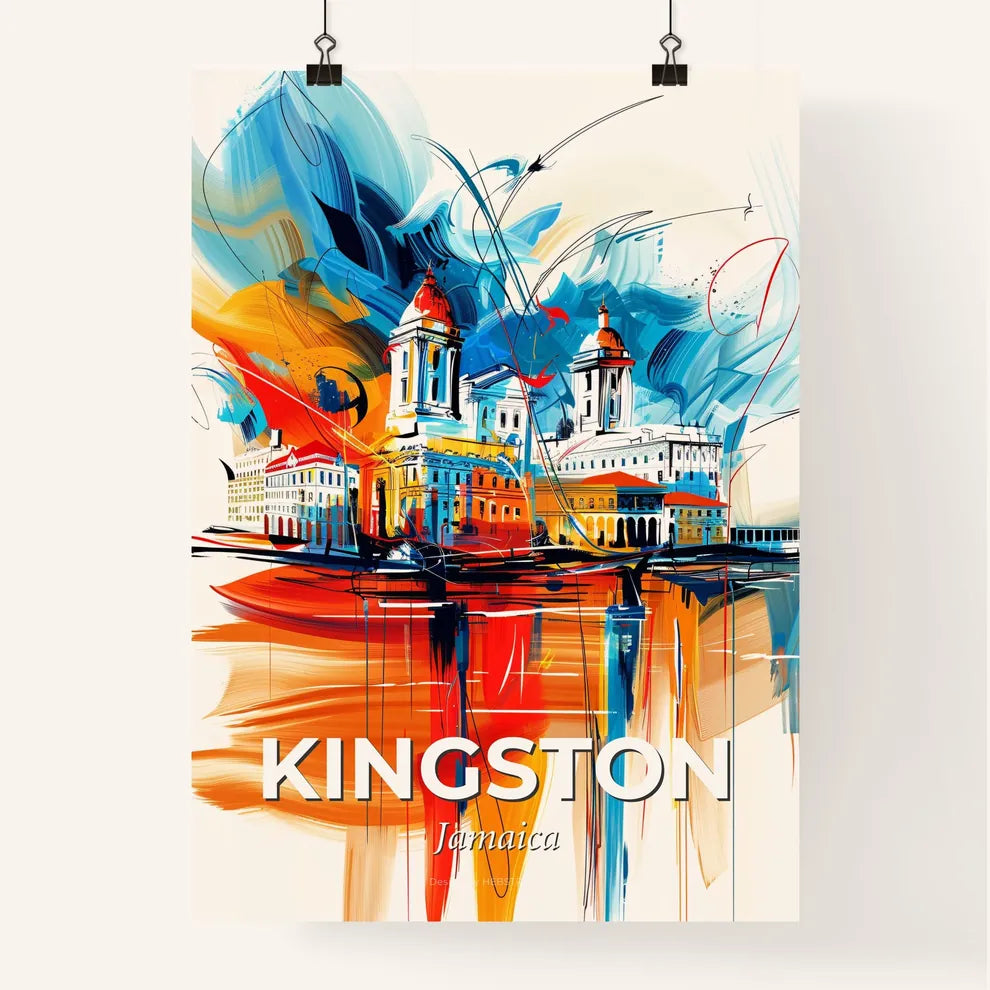 Vibrant Kingston, Jamaica Poster
