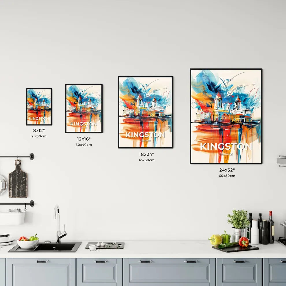 Vibrant Kingston, Jamaica Kitchen Art